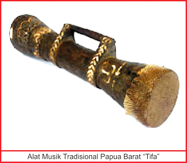alat-musik-tradisional-papua-barat-tifa alat-musik-tradisional-papua-barat-tifa